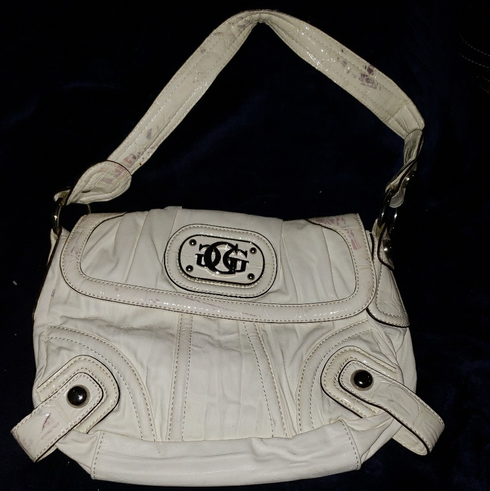 White guess purse